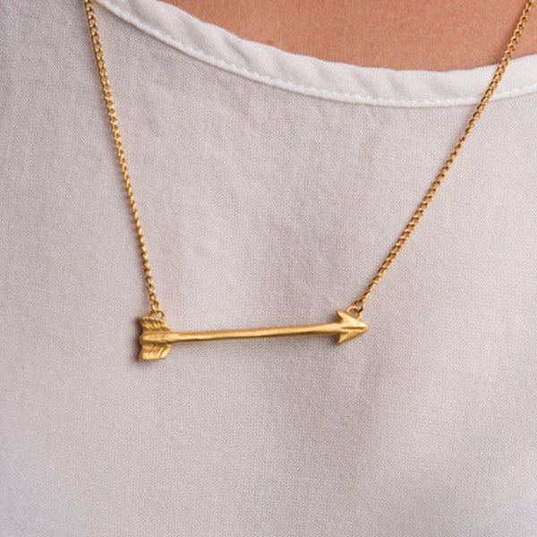 Arrow Gold Necklace